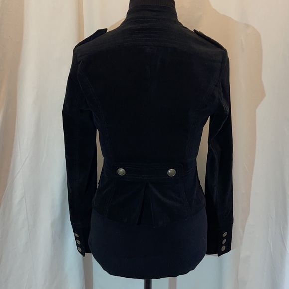 Velvet Zip Front Jacket - Picture 2 of 7